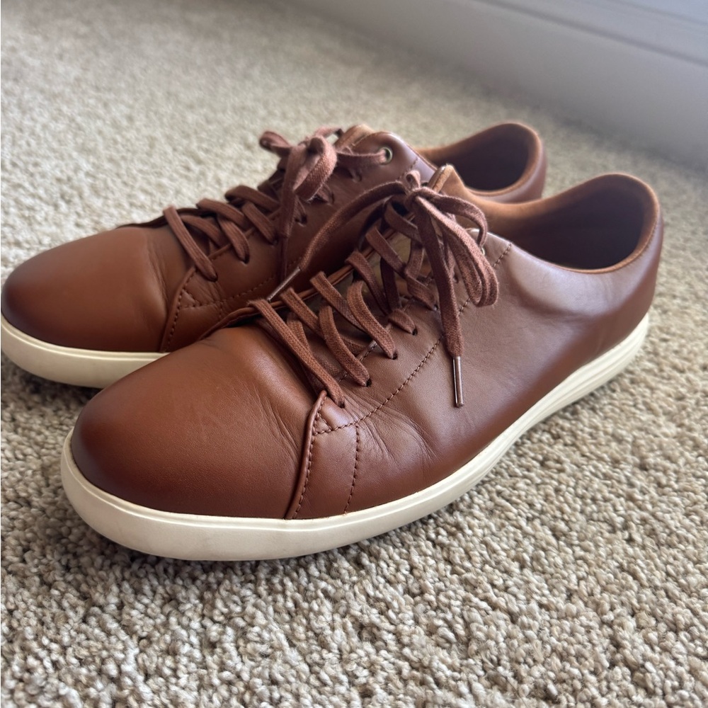Cole Haan Brown Leather Sneakers